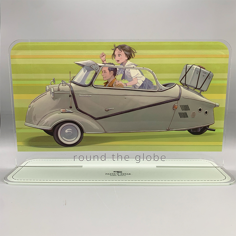 「round the globe」アクリルスタンドボード